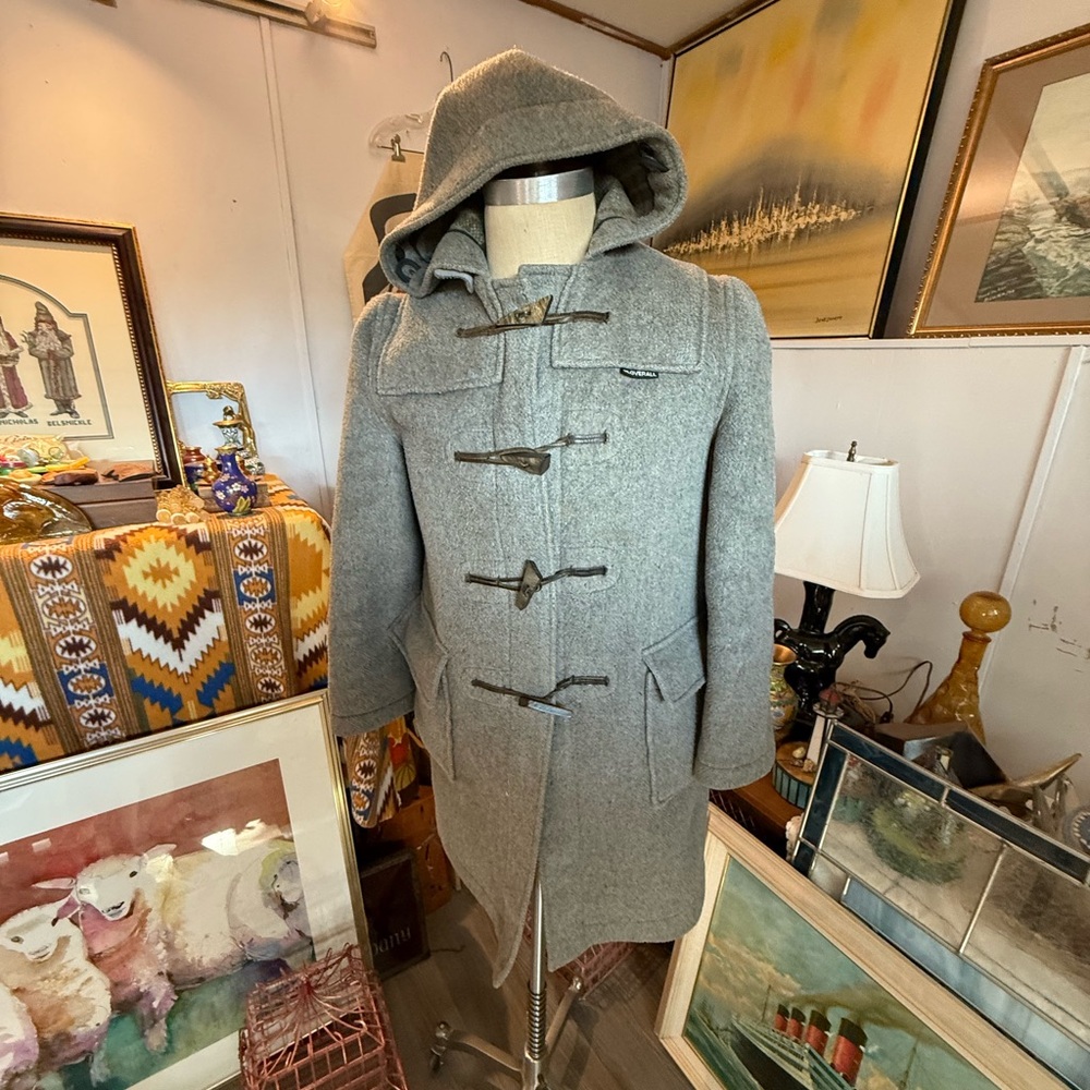 Vintage Gloverall Womens Duffle Pea Coat Made in England